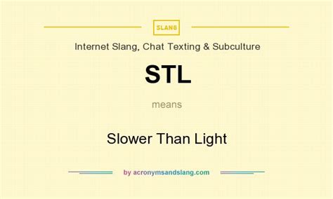 what does stl mean in texting|STL Internet Slang Abbreviation Meaning .